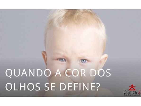 Quando a cor dos olhos se define?